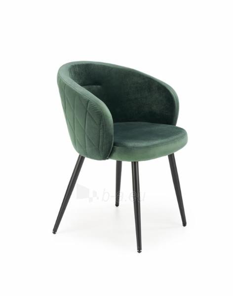 Dining chair K-430 dark green paveikslėlis 1 iš 5