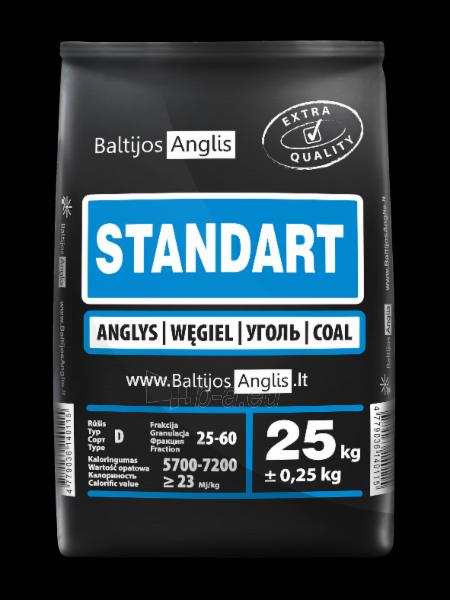 Akmens anglys STANDART 25-60mm, 25 kg paveikslėlis 2 iš 2