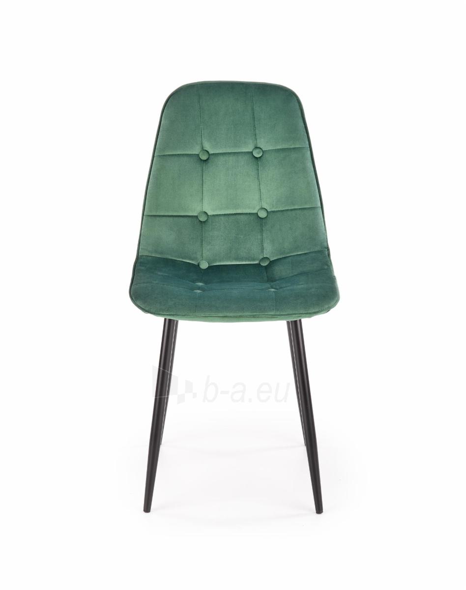 Dining chair K-417 dark green paveikslėlis 3 iš 8