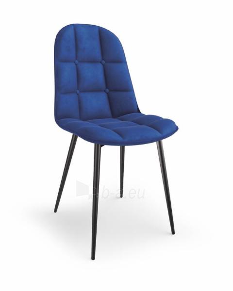 Dining chair K-410 dark blue paveikslėlis 5 iš 11