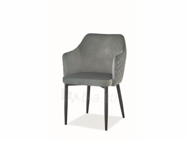 Dining chair Astor Velvet grey paveikslėlis 1 iš 1