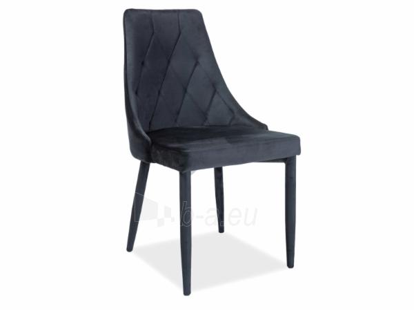 Dining chair Trix Velvet black paveikslėlis 1 iš 1