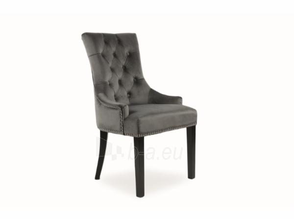 Dining chair Edward Velvet grey paveikslėlis 1 iš 1