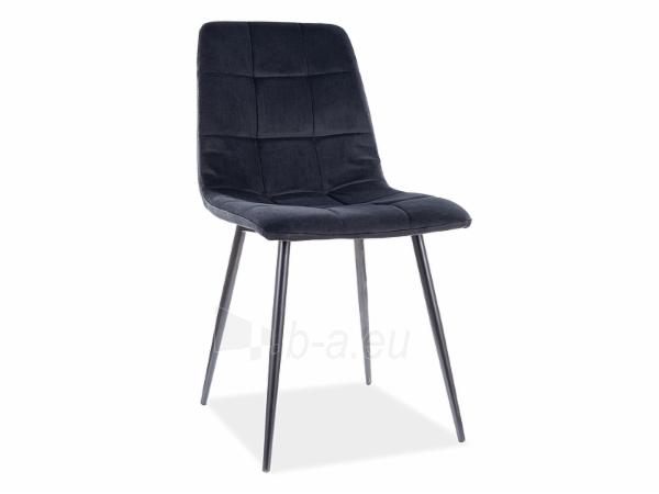 Chair Mila Velvet black paveikslėlis 1 iš 1