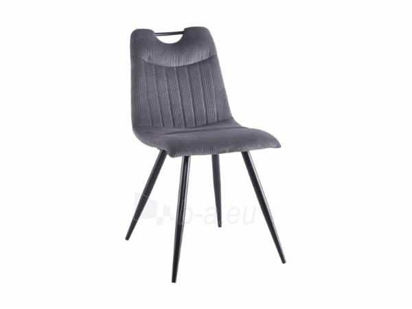 Dining chair Orfe Sztruks grey paveikslėlis 1 iš 1