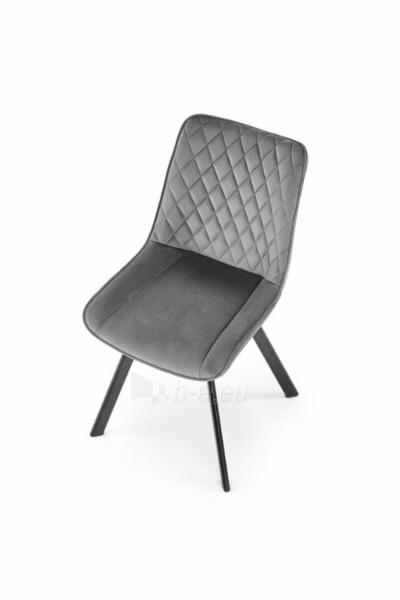 Dining chair K520 black / grey paveikslėlis 3 iš 5