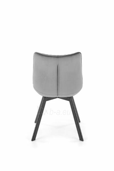 Dining chair K520 black / grey paveikslėlis 4 iš 5