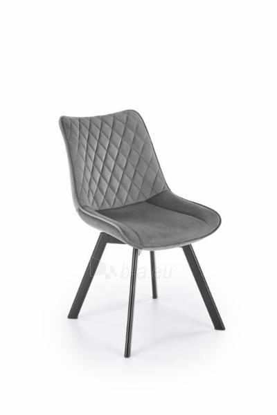 Dining chair K520 black / grey paveikslėlis 1 iš 5