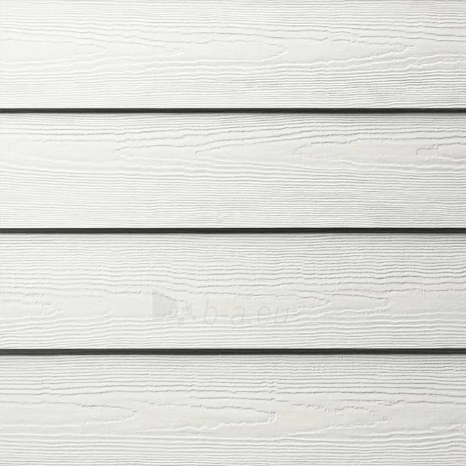 Fibrocementinė dailylentė Hardie® Plank (Arctic White) medžio imitacija paveikslėlis 2 iš 3