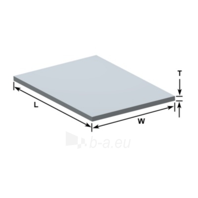 Aliuminio lakštas 0,5x1000x2000, 2.8 kg paveikslėlis 1 iš 1