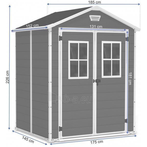 Namelis sodo Breteuil 6x5 paveikslėlis 3 iš 4