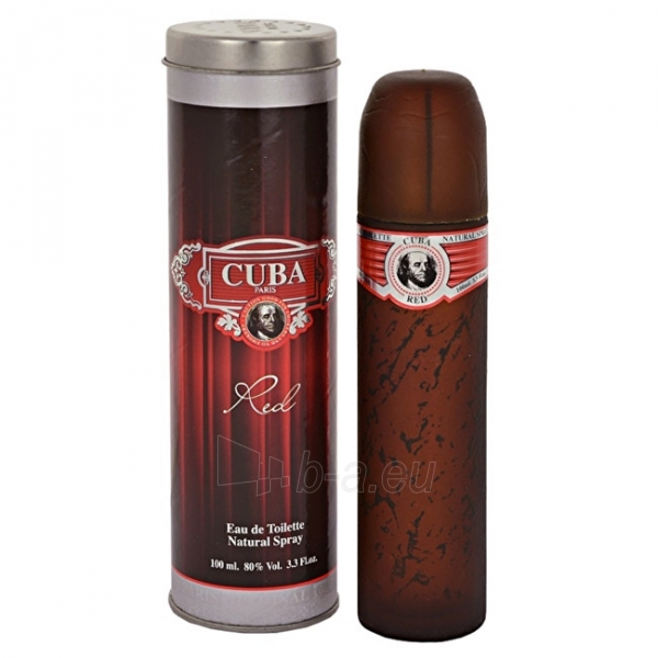 Tualetinis vanduo Cuba Red EDT 35ml paveikslėlis 1 iš 2