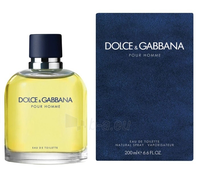 Tualetinis vanduo Dolce & Gabbana Pour Homme EDT 125ml paveikslėlis 1 iš 2