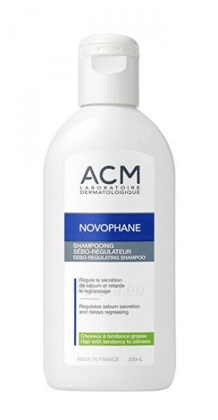 ACM Novophane (Sebo-Regulating Shampoo) 200 ml paveikslėlis 1 iš 1