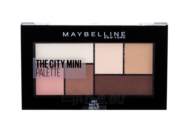 Akių šešėliai Maybelline The City Mini 480 Matte About Town Eye Shadow 6g paveikslėlis 1 iš 1