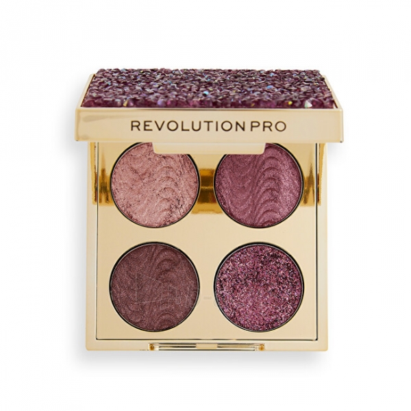 Akių šešėliai Revolution PRO Ultimate Crysta Pink Topaz 3.2 g eyeshadow palette paveikslėlis 2 iš 4