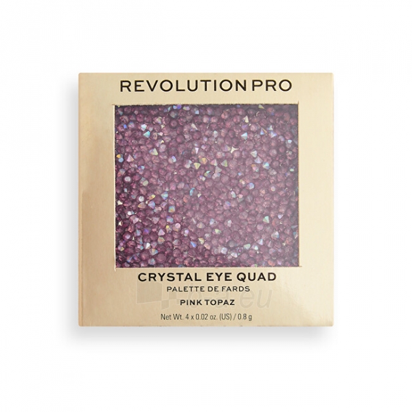 Akių šešėliai Revolution PRO Ultimate Crysta Pink Topaz 3.2 g eyeshadow palette paveikslėlis 4 iš 4