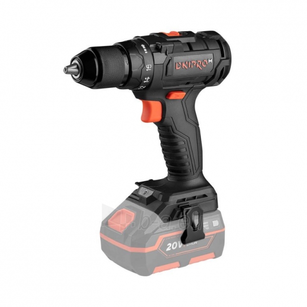 Cordless 20V 1x2,0Ah, bešepetėlis CD-200BC-120S ULTRA DNIPRO-M paveikslėlis 2 iš 5