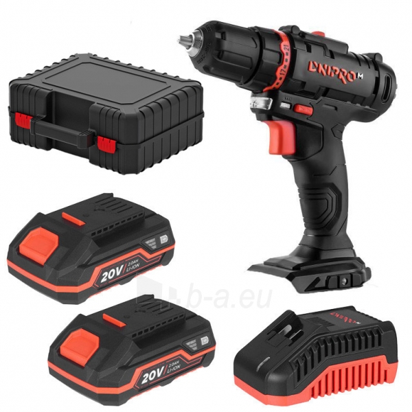 Cordless 20V 2x2,0Ah CD-218-220S DNIPRO-M paveikslėlis 1 iš 1