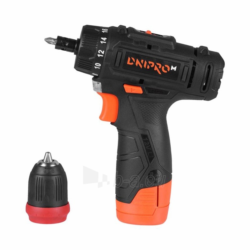 Cordless CD-121Q 12V 2x1.5Ah DNIPRO-М paveikslėlis 2 iš 4