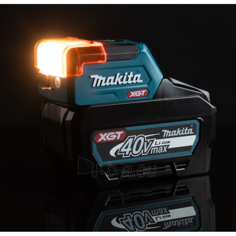 Akumuliatorinis LED prožektorius MAKITA ML011G 40V MAX XGT paveikslėlis 9 iš 9