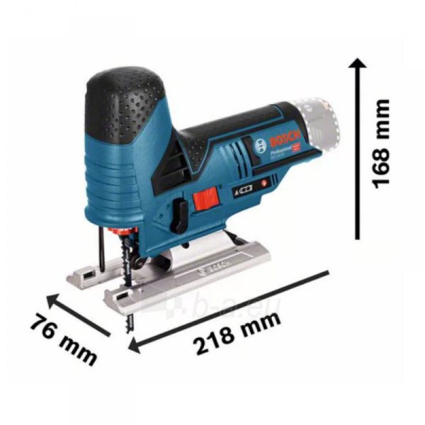 Akumuliatorinis siaurapjūklis BOSCH GST 12V-70 paveikslėlis 2 iš 5