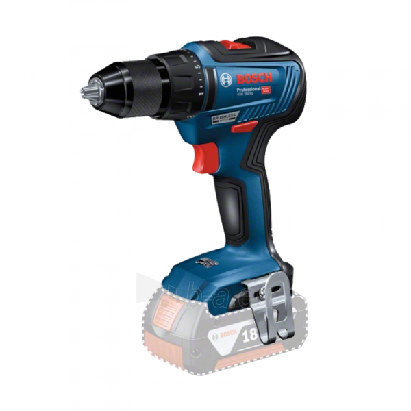 Cordless-gręžtuvas BOSCH GSR 18V-55 Solo paveikslėlis 1 iš 5