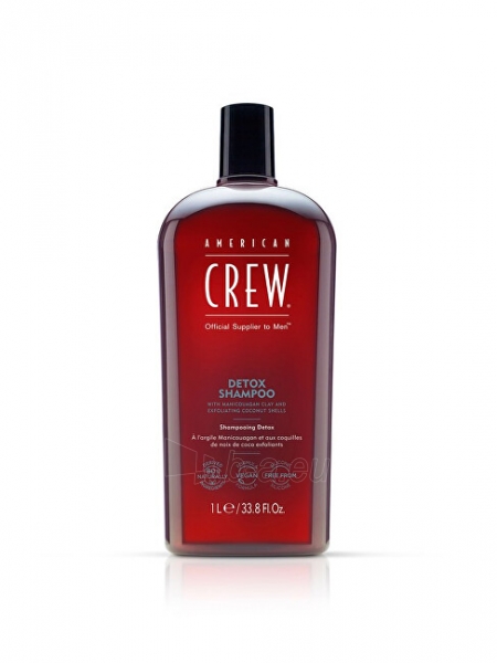 American Crew Detox Shampoo for Men ( Detox Shampoo) - 1000 ml paveikslėlis 2 iš 2