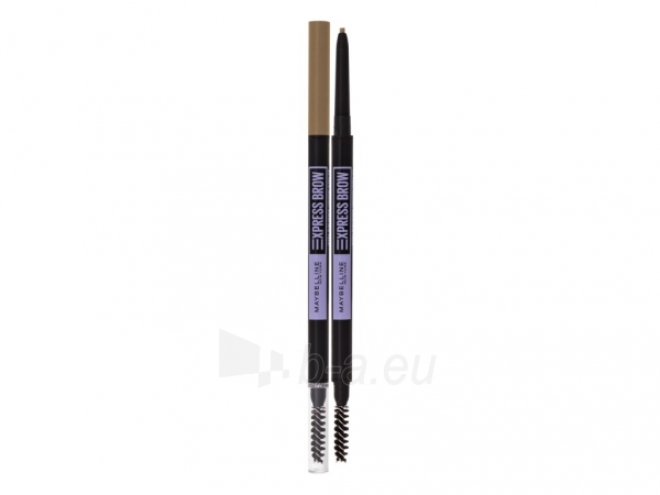 Antakių pieštukas Maybelline Brow Ultra Slim Blonde 0,9g paveikslėlis 2 iš 2