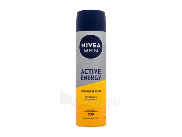 Antiperspirantas Nivea Men Active Energy 150ml 48H paveikslėlis 1 iš 1