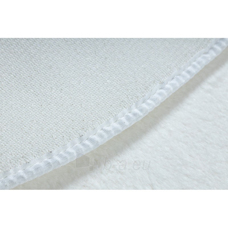 Apvalus baltas kailio imitacijos kilimas POSH | ratas 100 cm paveikslėlis 16 iš 17