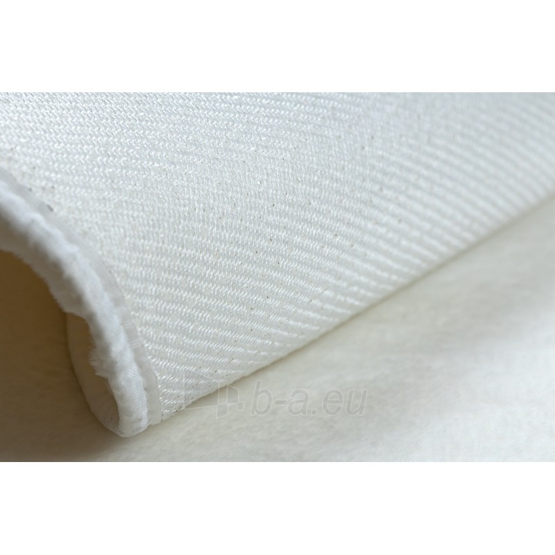 Apvalus baltas kailio imitacijos kilimas POSH | ratas 100 cm paveikslėlis 5 iš 17