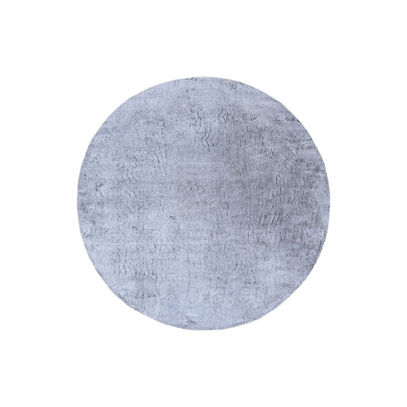 Apvalus pilkas kailio imitacijos kilimas LAPIN | ratas 100 cm paveikslėlis 2 iš 16