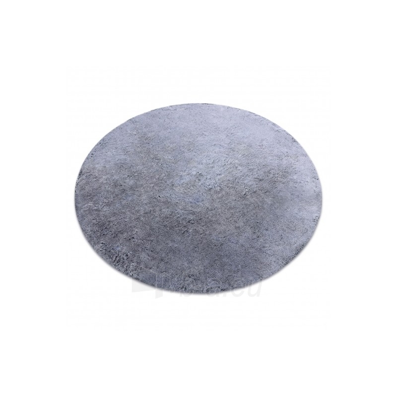 Apvalus pilkos spalvos kailio imitacijos kilimas LAPIN | ratas 100 cm paveikslėlis 16 iš 16