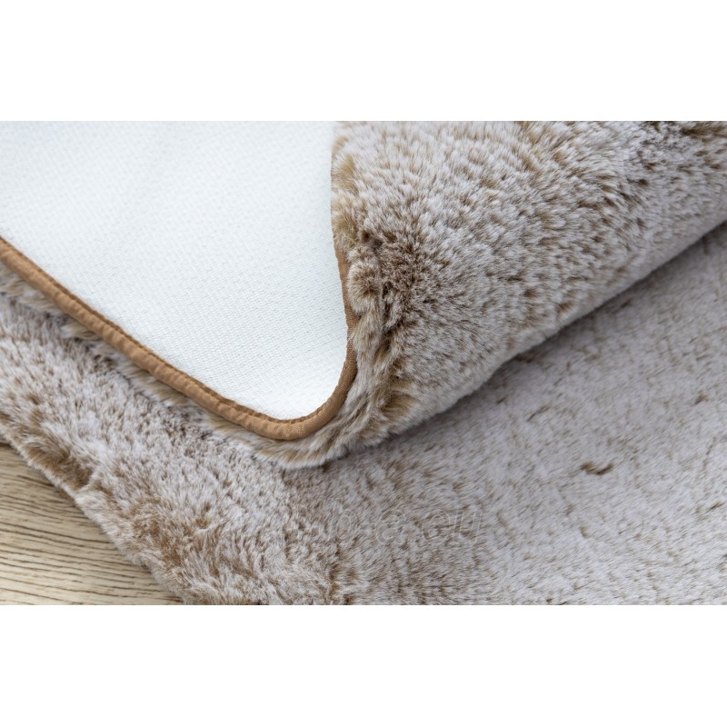 Apvalus smėlio spalvos kilimas LAPIN | ratas 100 cm paveikslėlis 14 iš 16