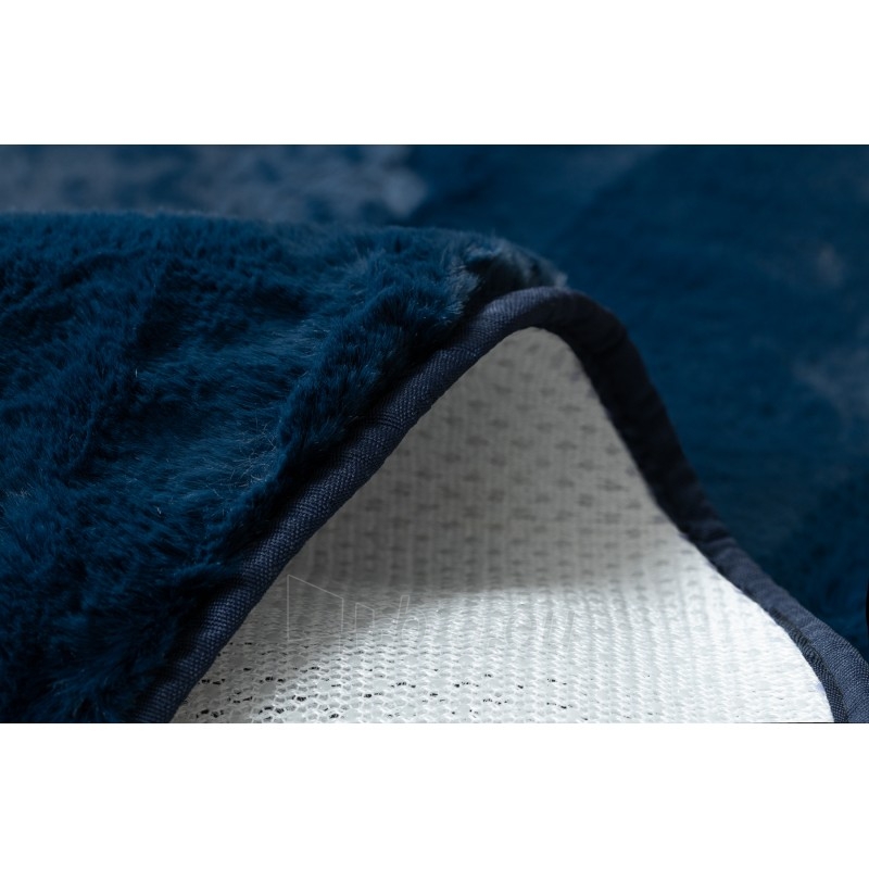 Apvalus tamsiai mėlynas kilimas POSH | ratas 80 cm paveikslėlis 11 iš 17