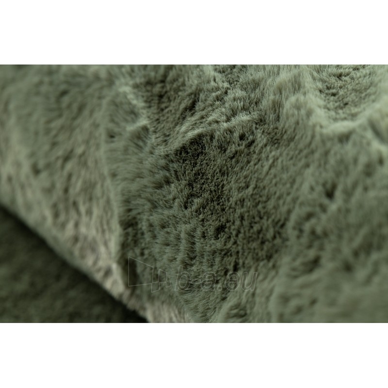 Apvalus žalias kailio imitacijos kilimas POSH | ratas 100 cm paveikslėlis 15 iš 17
