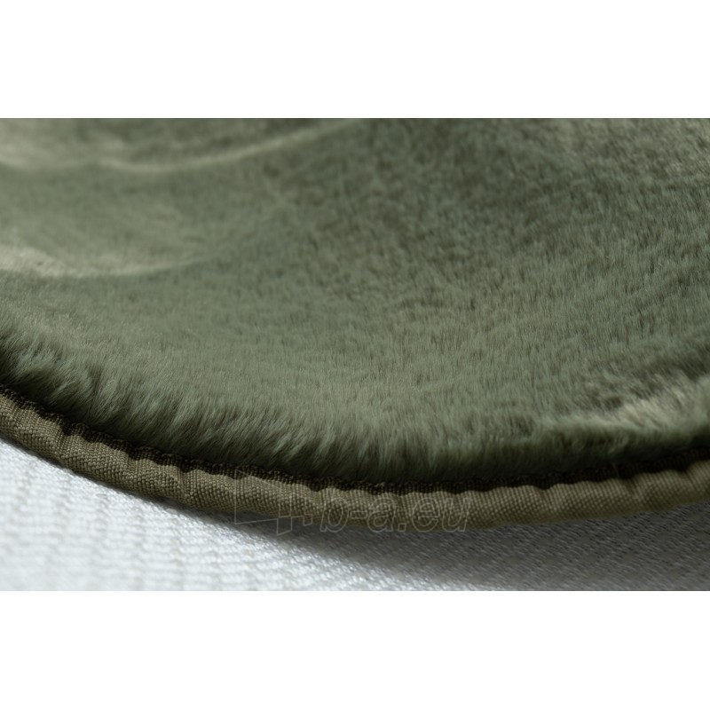 Apvalus žalias kailio imitacijos kilimas POSH | ratas 100 cm paveikslėlis 13 iš 17