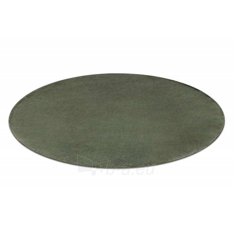 Apvalus žalias kailio imitacijos kilimas POSH | ratas 100 cm paveikslėlis 4 iš 17