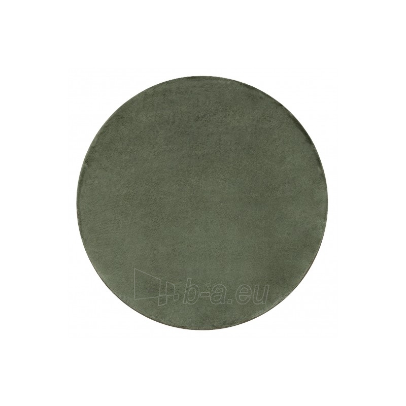 Apvalus žalias kailio imitacijos kilimas POSH | ratas 80 cm paveikslėlis 3 iš 17