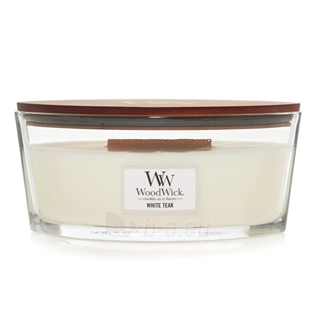 WoodWick Scented candle boat White Teak 453.6 g paveikslėlis 1 iš 1