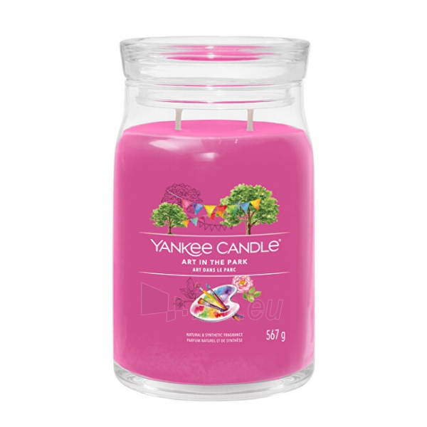 Aromatinė žvakė Yankee Candle Aromatic candle Signature glass large Art in the Park 567 g paveikslėlis 1 iš 1