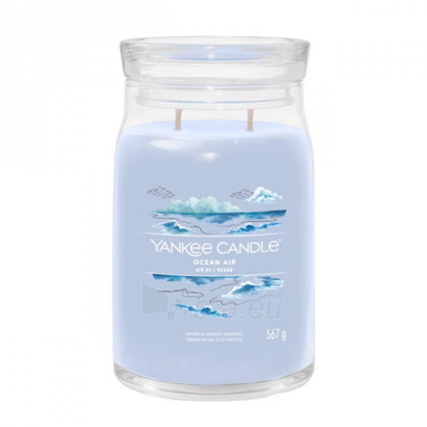 Aromatinė žvakė Yankee Candle Aromatic candle Signature glass large Ocean Air 567 g paveikslėlis 1 iš 1