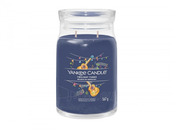 Aromatinė žvakė Yankee Candle Aromatic candle Signature glass large Twilight Tunes 567 g paveikslėlis 1 iš 1