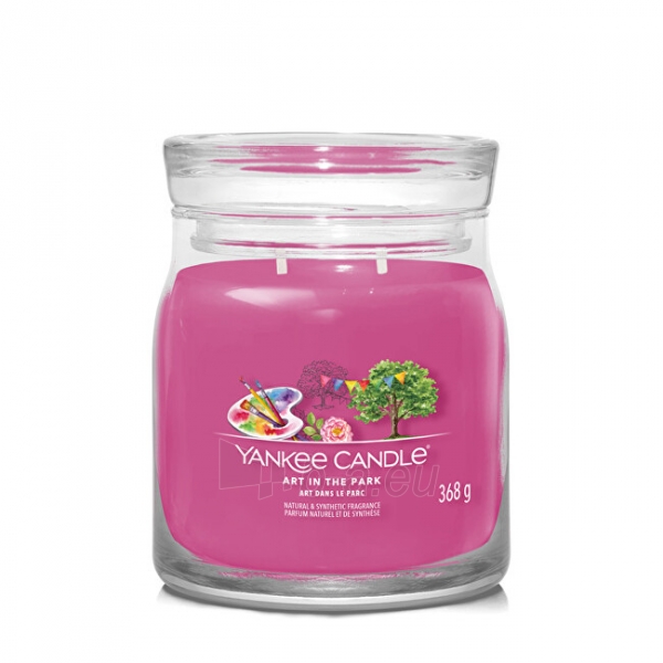 Aromatinė žvakė Yankee Candle Aromatic candle Signature glass medium Art in the Park 368 g paveikslėlis 1 iš 1