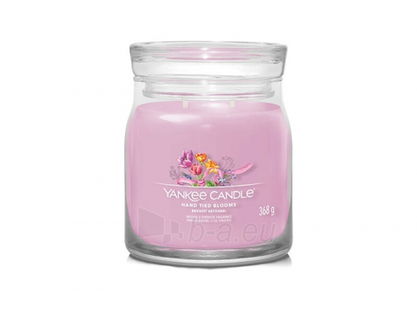 Aromatinė žvakė Yankee Candle Aromatic candle Signature glass medium Hand Tied Blooms 368 g paveikslėlis 1 iš 1