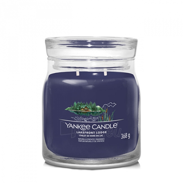 Aromatinė žvakė Yankee Candle Aromatic candle Signature glass medium Lakefront Lodge 368 g paveikslėlis 1 iš 1