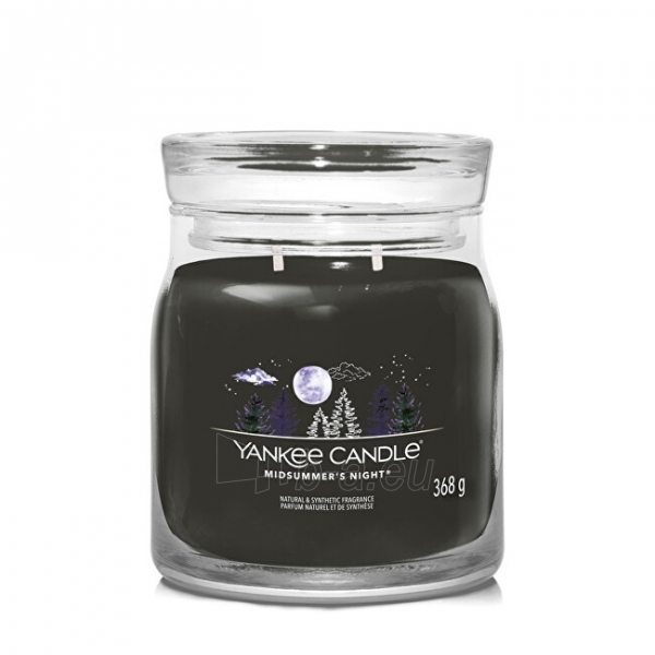 Aromatinė žvakė Yankee Candle Aromatic candle Signature glass medium Midsummer´s Night 368 g paveikslėlis 1 iš 1