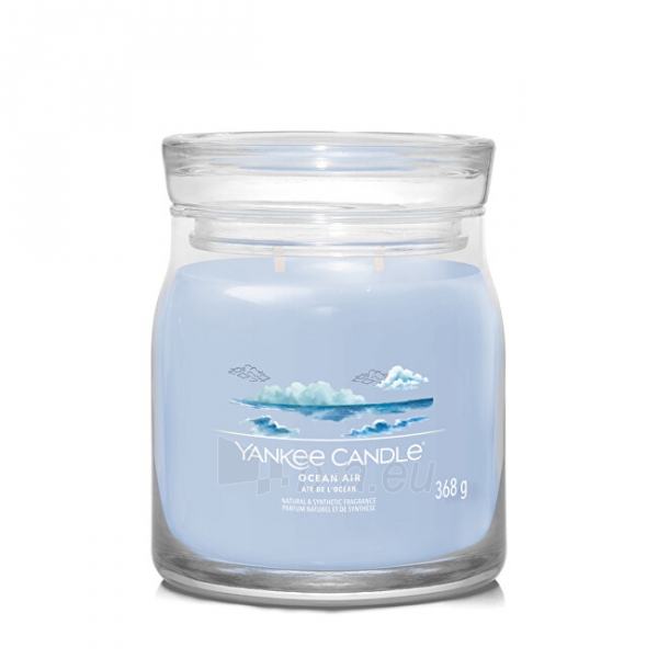 Aromatinė žvakė Yankee Candle Aromatic candle Signature glass medium Ocean Air 368 g paveikslėlis 1 iš 1