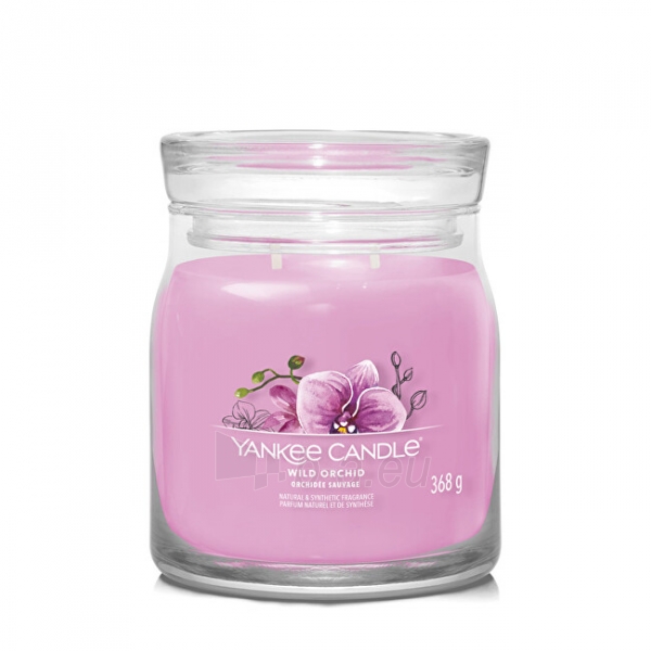 Aromatinė žvakė Yankee Candle Aromatic candle Signature glass medium Wild Orchid 368 g paveikslėlis 1 iš 1